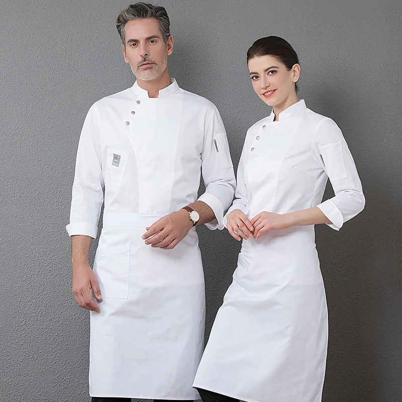 Tuta Da Cuoco Abbigliamento Da Lavoro Da Cucina A Maniche Lunghe Da Uomo Abbigliamento Da Cucina Da Forno Abbigliamento Da Ristorante Per Hotel Da Uom