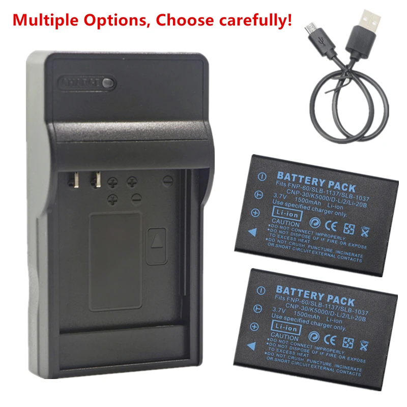 Slb-1037 Slb-1137 Batteria O Caricabatterie Per Samsung Digimax U-Ca505 U-Ca501 U-Ca5 U-Ca401 U-Ca4 V10 V700 V800 Fujifilm Np-60