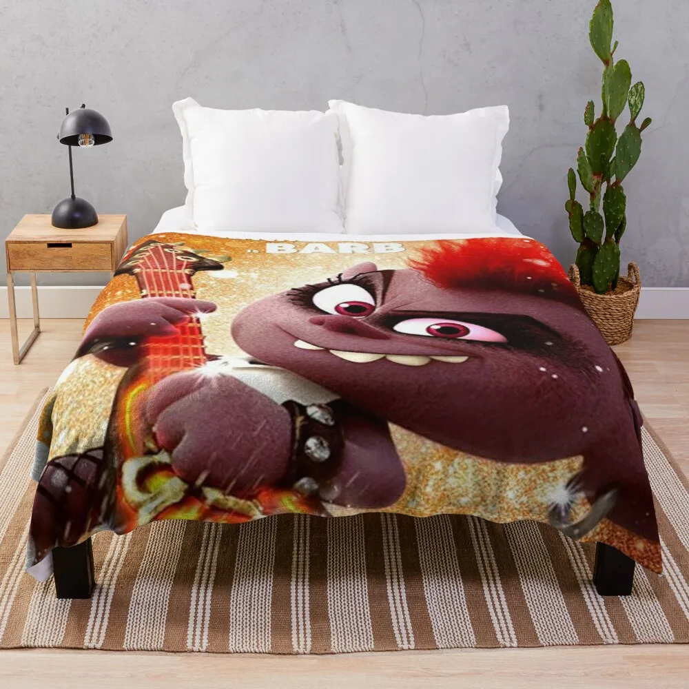 Barb Trolls World Tour Coperta Da Tiro Coperta Di Design Di Lusso