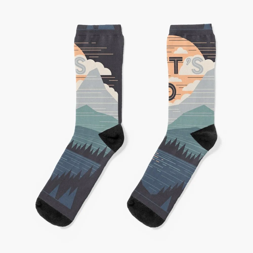 Let'S Go Socks Tennis Winter Thermal Men Socks Women'S