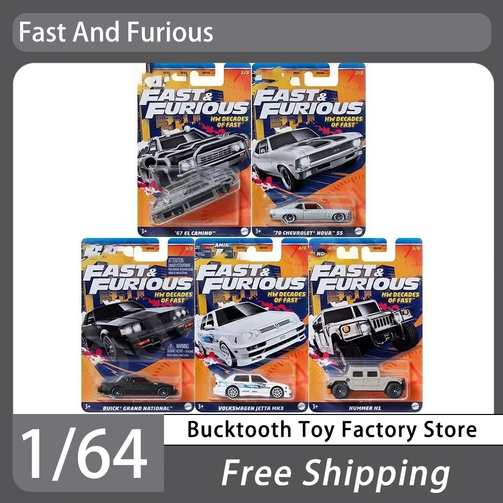 1/64 Originale Hw Car Fast & Furious Model Diecast Hummer Volkswagen Jetta Mk3 Buick Grand National Camino Hw Deceses Of Fast Toy