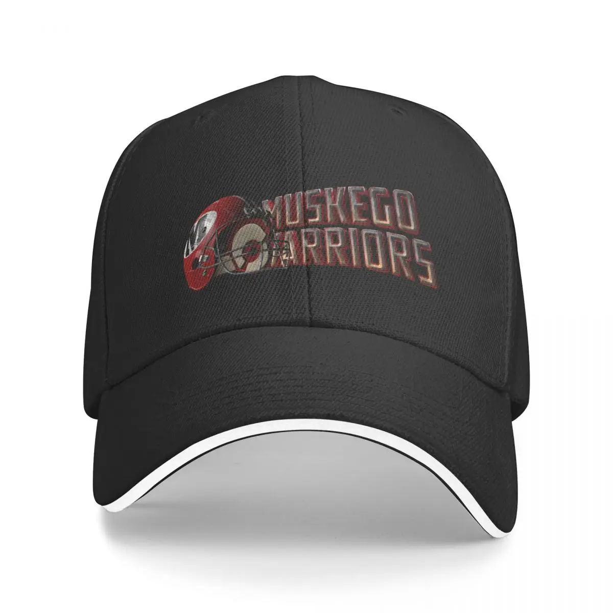 Muskego Warriors Retro Football Helmet E Wordmark Berretto Da Baseball Cappello Luxury Brand Golf Cap Uomo Donna