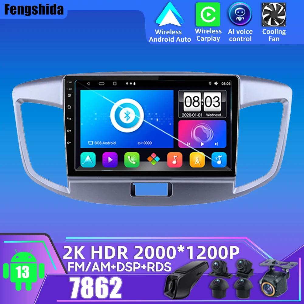 Radio Android Per Suzuki Wagon 2015 Autoradio Lettore Navigazione Gps Stereo Head Unit Wireless Android Auto Intelligent System