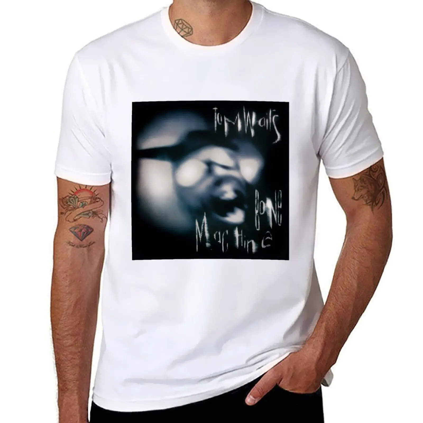 New Bone Machine T-Shirt Tees Ragazzi Animal Print Shirt Vestiti Estetici Felpe, Uomini