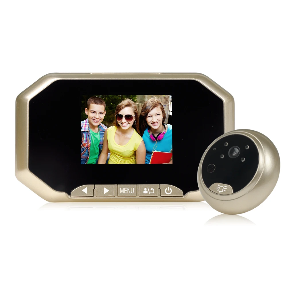 3 Pollice 1.3Mp Ir Di Visione Notturna Hd Video Telefono Del Portello Di Peephole Viewer