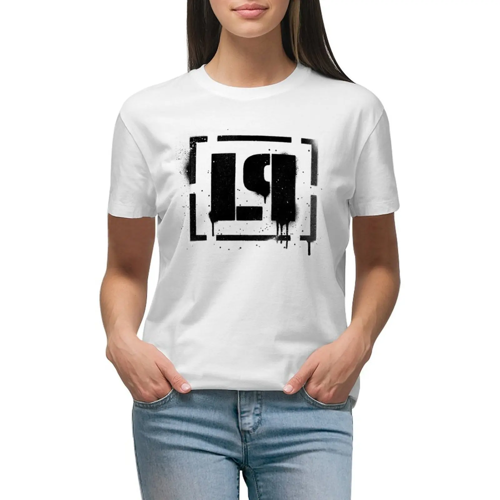 Linkn Park Lp T-Shirt Lady Clothes Funny Workout Shirts For Women