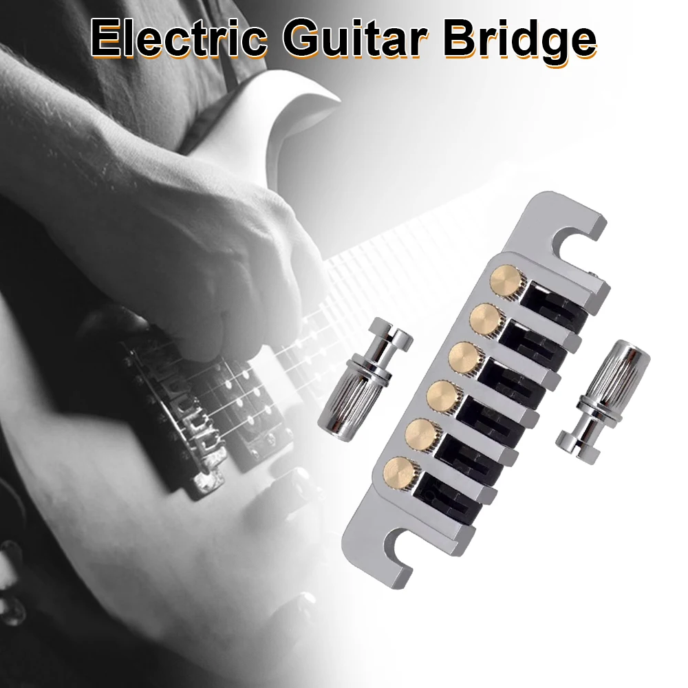 Lp Chitarra Elettrica Tp-6 Bridge Frame Sop Rod Retro Bridge Tailpiece Tail Piece Codice Stringa Reversibile Per Les Paul/Sg/Es/Epi