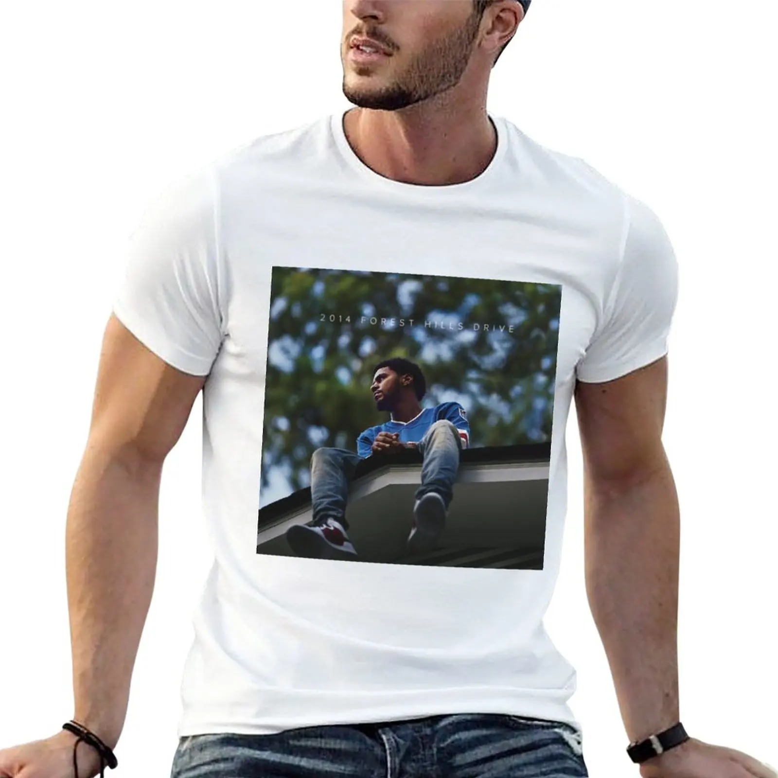 2014 Forest Hills Drive J Cole T-Shirt Grafica T-Shirt Manica Corta T-Shirt Uomo Abbigliamento