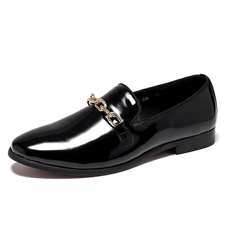 Mocassini In Pelle Verniciata Da Uomo Firmati Big Size 38-48 Scarpe Da Sposa Slip On Driving Shoes Mocassini Luxury Brand Men Office Oxfords