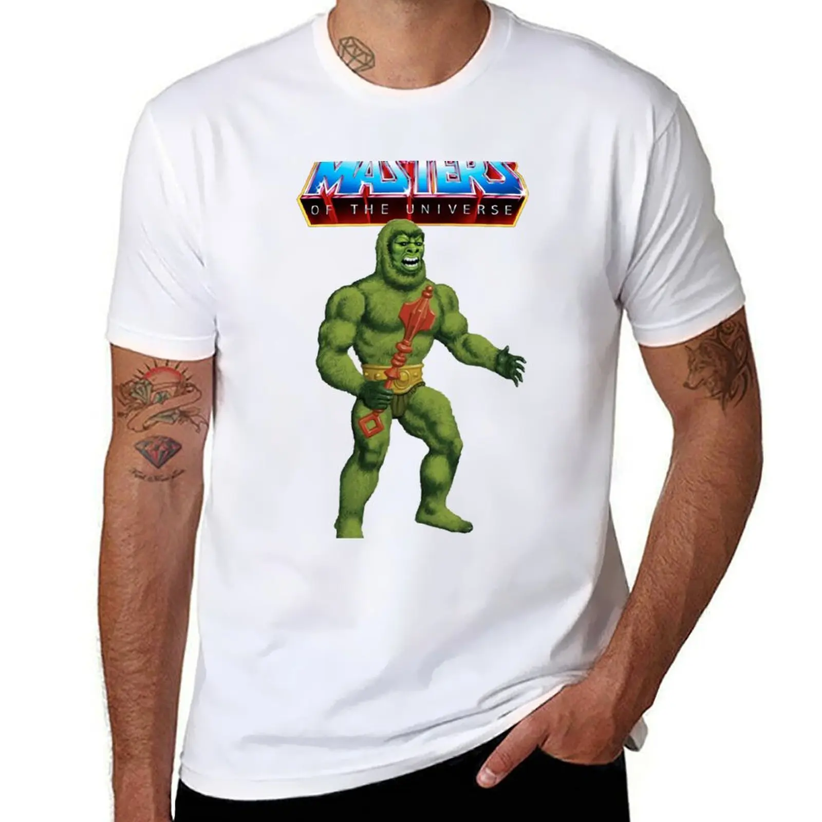 Masters Of The Universe - Moss Man T-Shirt Anime Clothes Vintage Clothes Mens T Shirt Graphic
