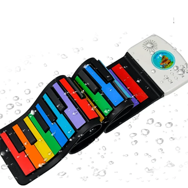 Sintetizzatore Musicale Portatile Roll Up Piano Digital Otamatone Tastiera Pieghevole Bambini Pianoforte Elettronico Infantil Instruments