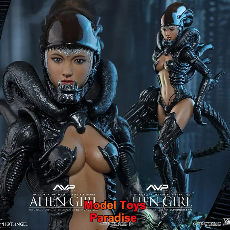 Hottoys Ht Has002 1/6 Donne Soldato Alien Queen Alien Vs Predator Set Completo 12 Pollici Action Figure Giocattoli Da Collezione Regali