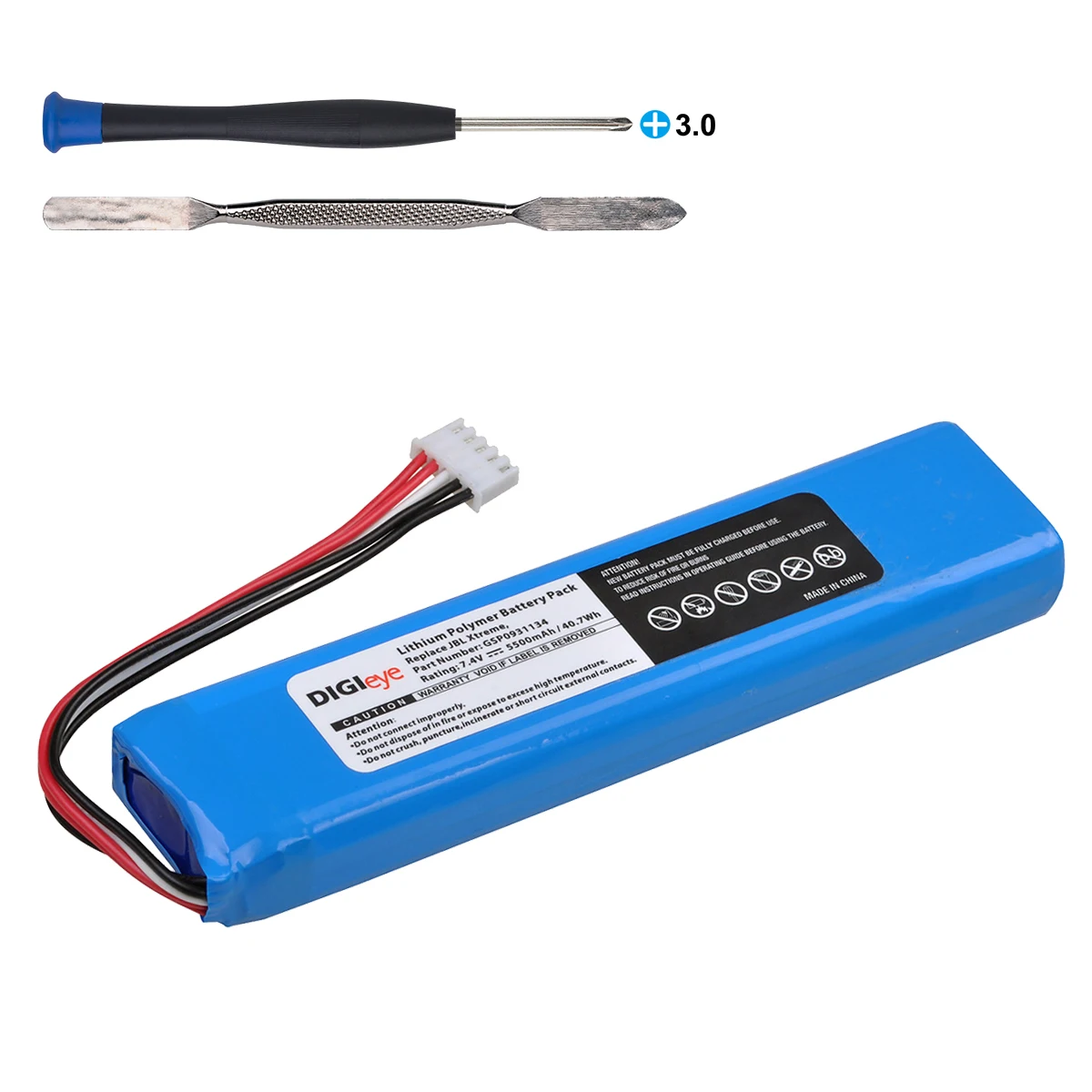 Batteria 5500Mah Gsp0931134 Per Altoparlante Bluetooth Portatile Jbl Xtreme Jbl Xtreme