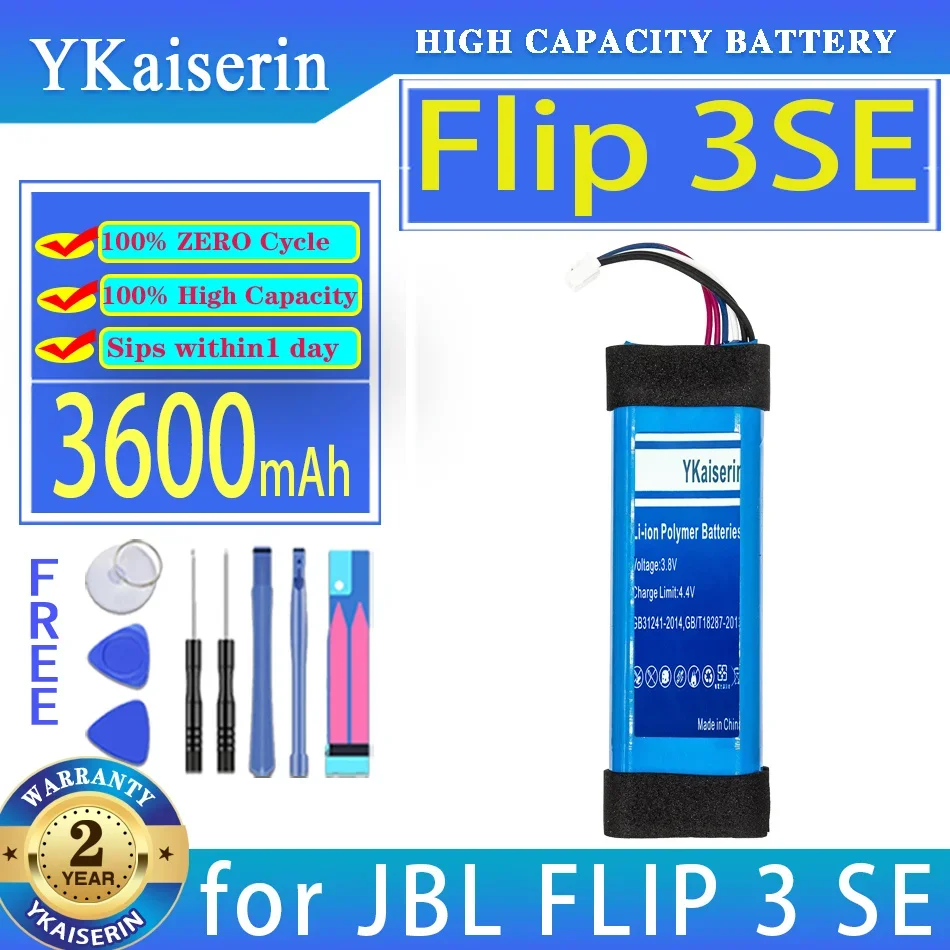 Batteria Ykaiserin 3600Mah/7700Mah Per Jbl Flip 3 Se/6 3Se Flip6