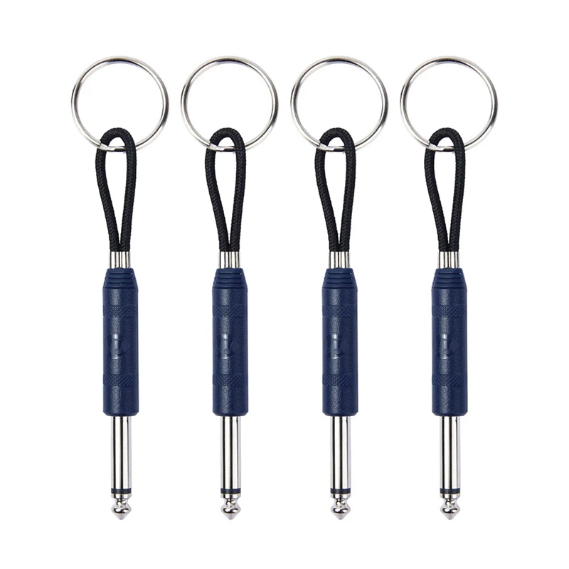 Portachiavi Con Spina Per Chitarra 4 Pezzi Per Portachiavi Marshall Amp, Per Portachiavi Marshall Jack, Blu Navy