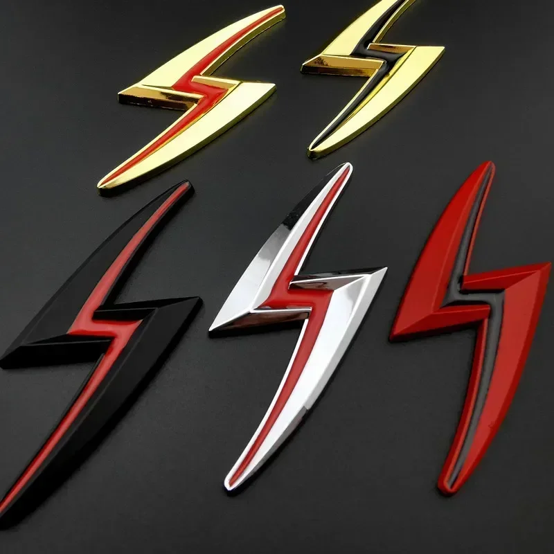 3D Metal S Lightning Logo Car Rear Trunk Fender Emblem Badge Decalcomanie Per Nissan S14 S15 200Sx 240Sx Zenki Silvia Accessori