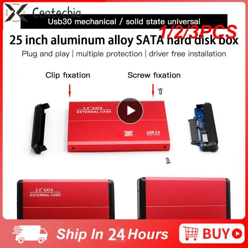 1/2/3Pcs Hdd Ssd Enclosure 5 Gbps Plug And Play Sata 3.0 A Usb 3.0 Supporto Tutto 7Mm/9.5Mm Sata Da 2.5 Pollici Per Hard Disk Mobile Box