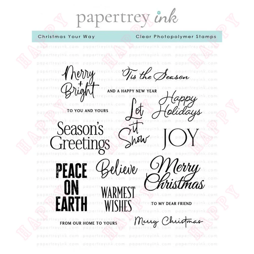 Christmas Your Way2023New Stamp Metal Cutting Dies Hot Foil Scrapbooking Paper Card Album Fai Da Te Craft Decoration Timbri Nice Fram