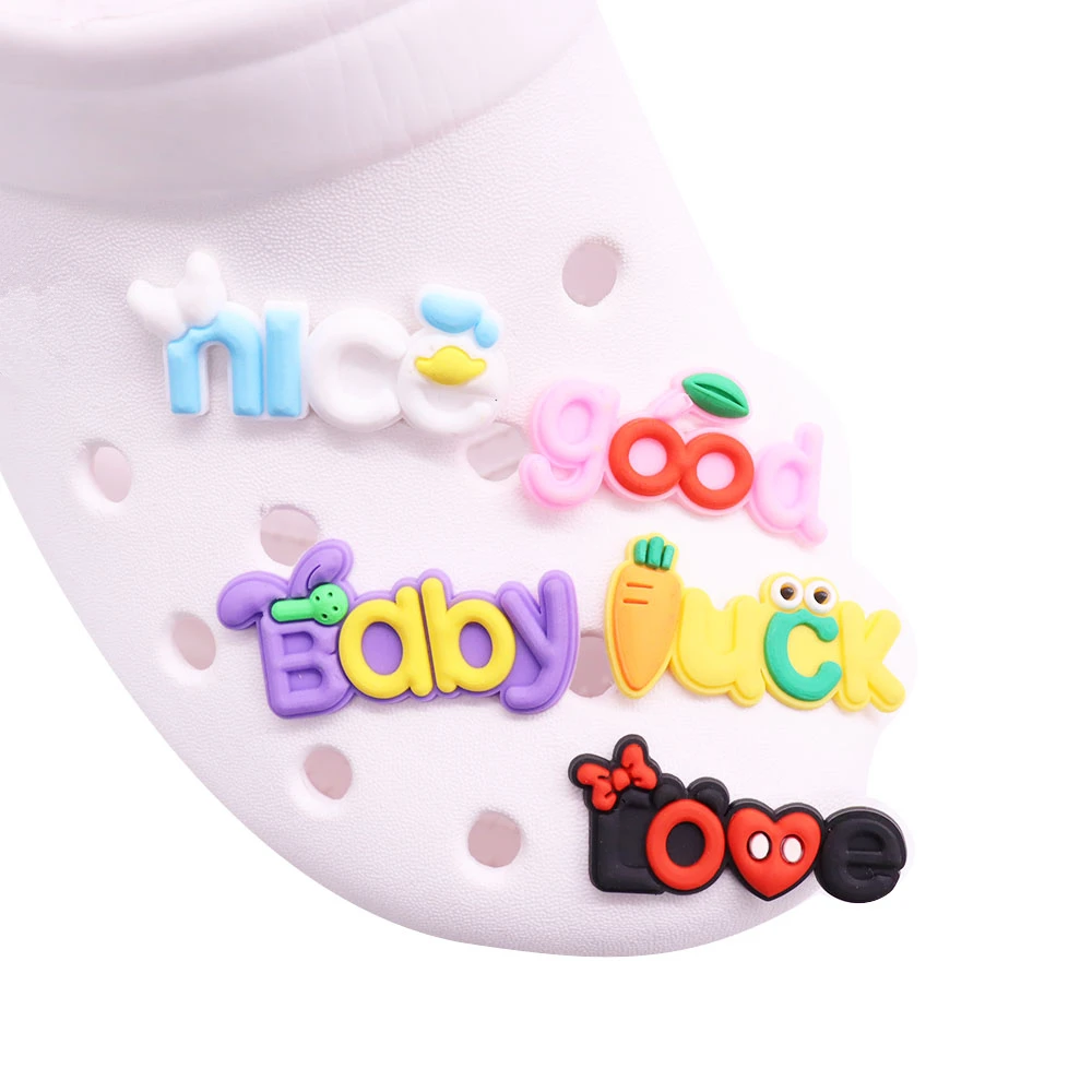 Buona Qualità 1 Pz Pvc Baby Nice Boys Girls Scarpe Da Giardino Accessori Cute Shoe Charms Decorazioni Fit Holiday Gifts