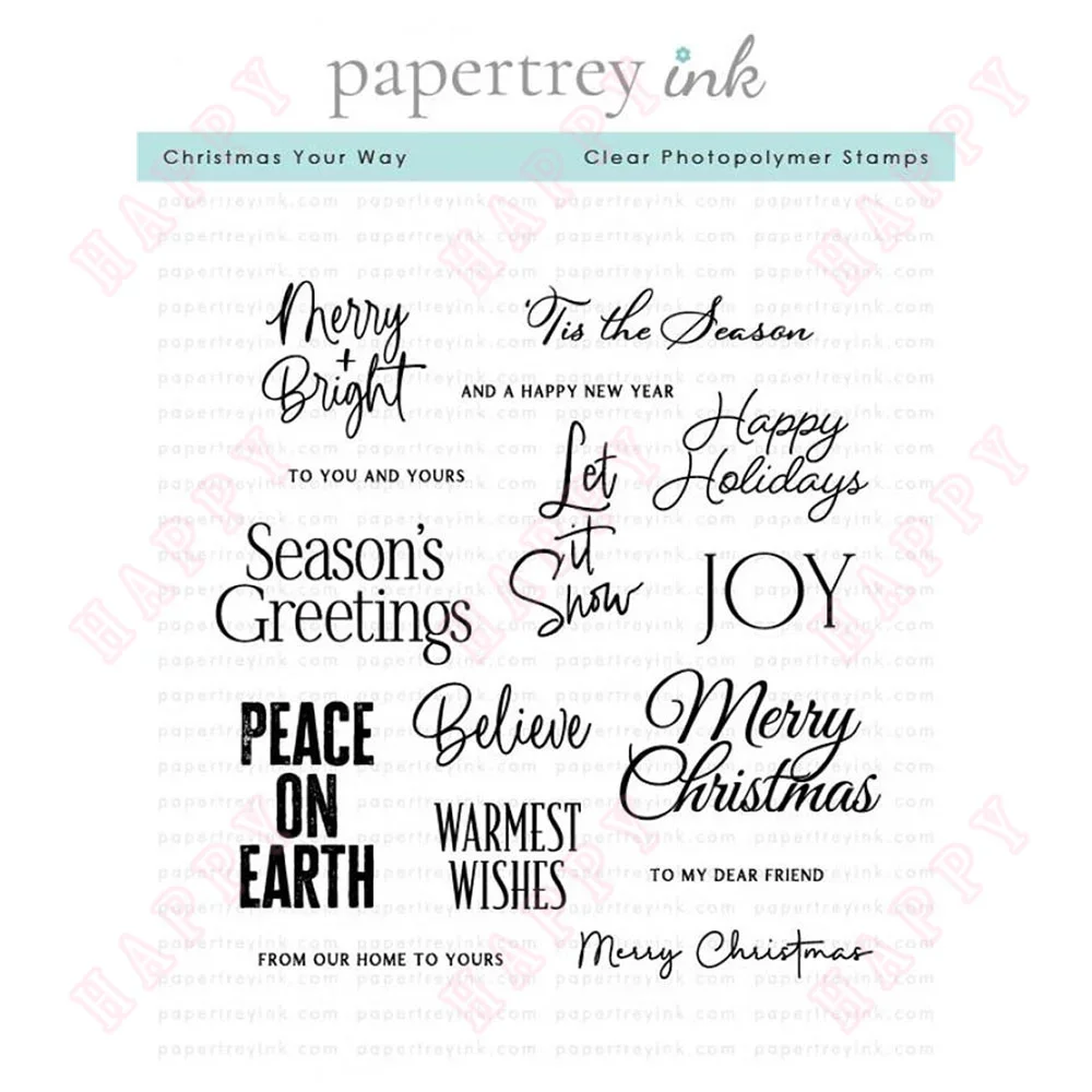 Christmas Your Way2023New Stamp Metal Cutting Dies Hot Foil Scrapbooking Paper Card Album Fai Da Te Craft Decoration Timbri Nice Fram
