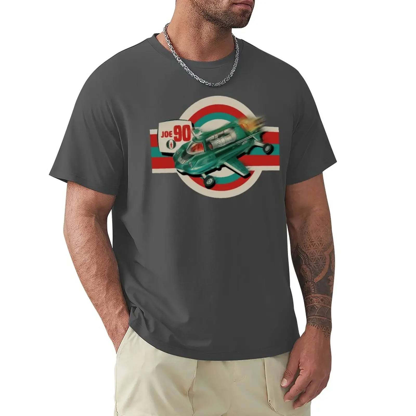 Vintage Joe 90 Dinky Toy Design By Motormaniac T-Shirt Abbigliamento Estetico T-Shirt Grafiche Vintage Da Uomo Grandi E Alte