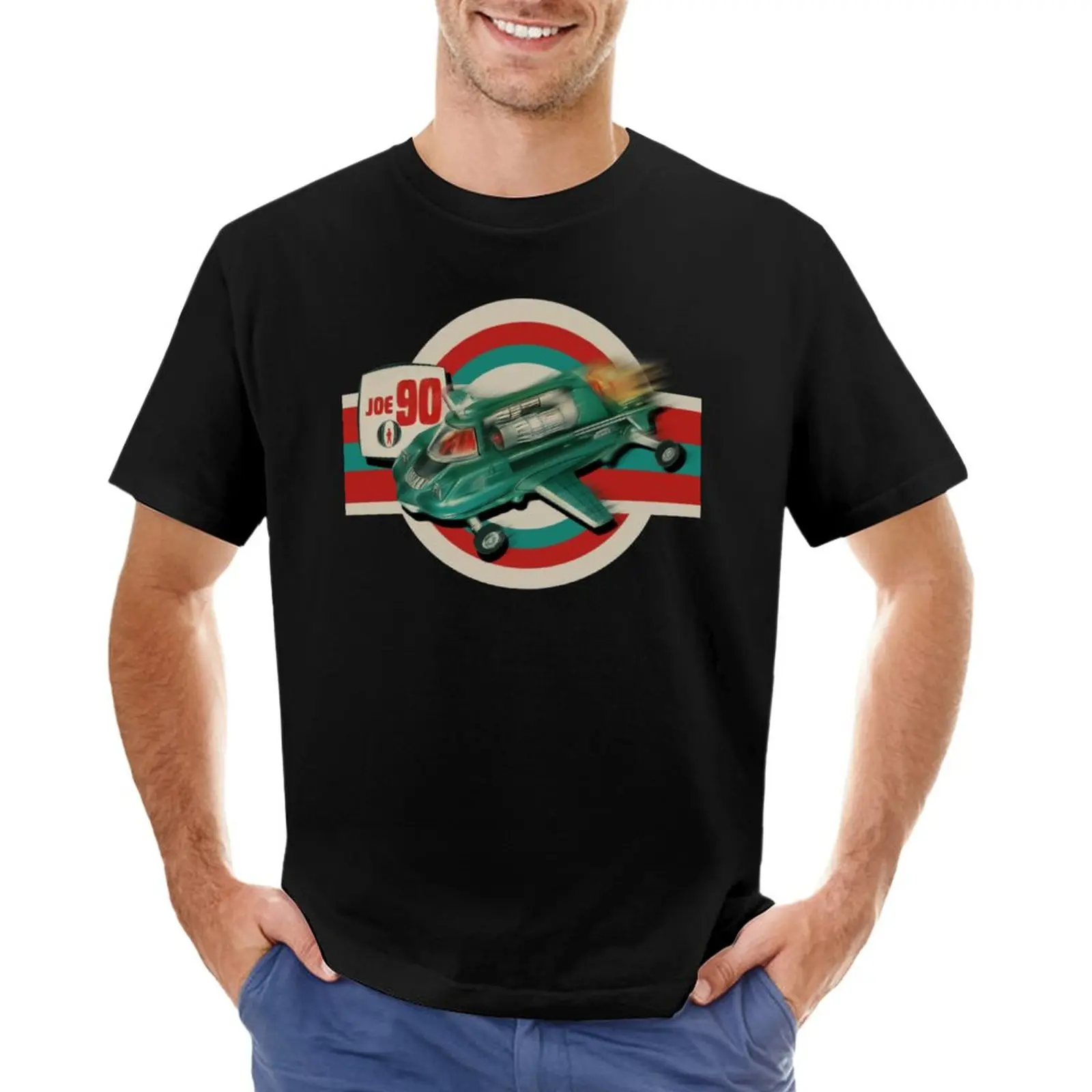Vintage Joe 90 Dinky Toy Design By Motormaniac T-Shirt Anime T-Shirt Man Clothes Aesthetic Clothes Summer Top Men Clothing