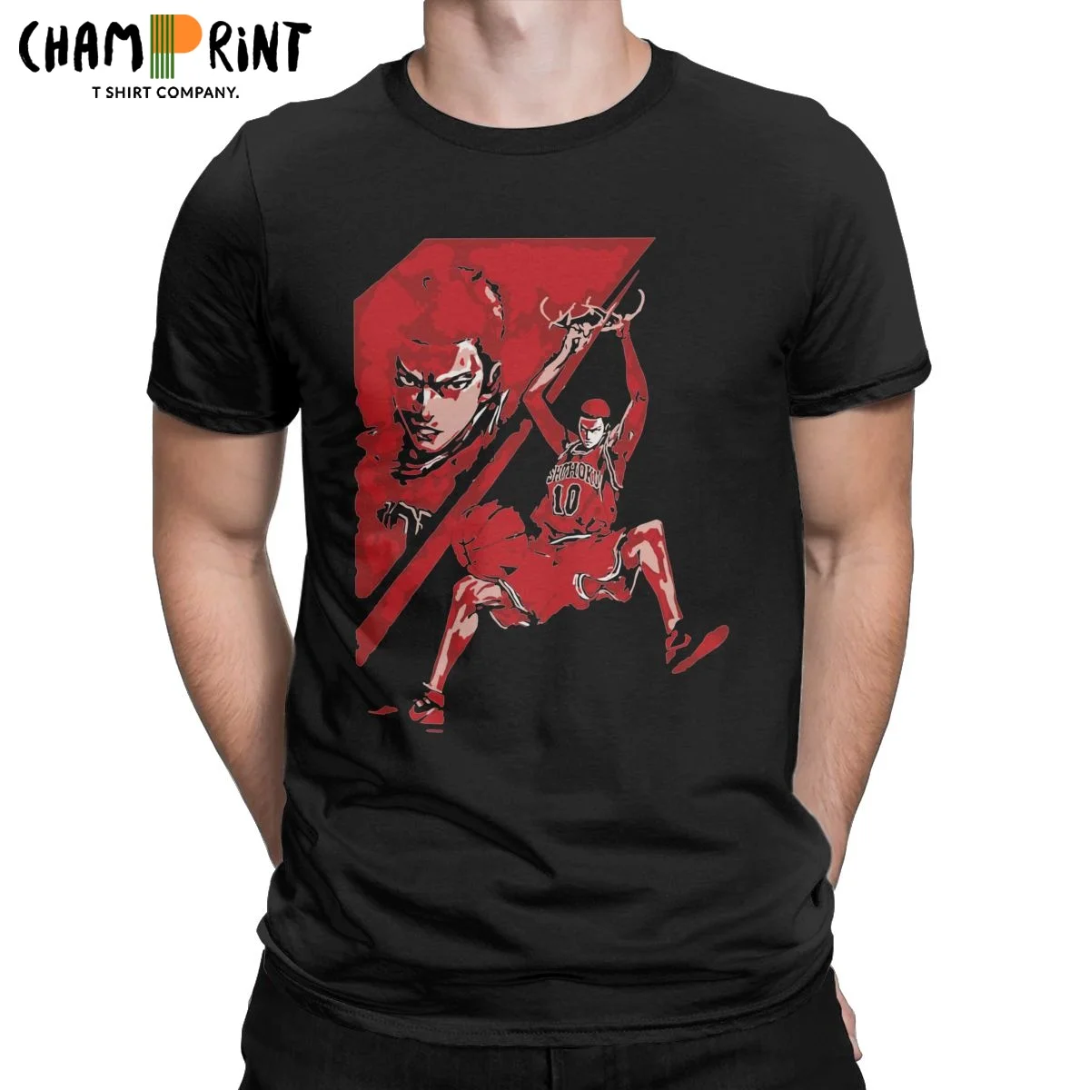 Maglietta Da Basket Vintage Retrò Slam Dunk Da Uomo Maglietta Da Basket Vintage Anni '80 Anime Giapponese 100% Cotone Maglietta Divertente Maglietta E