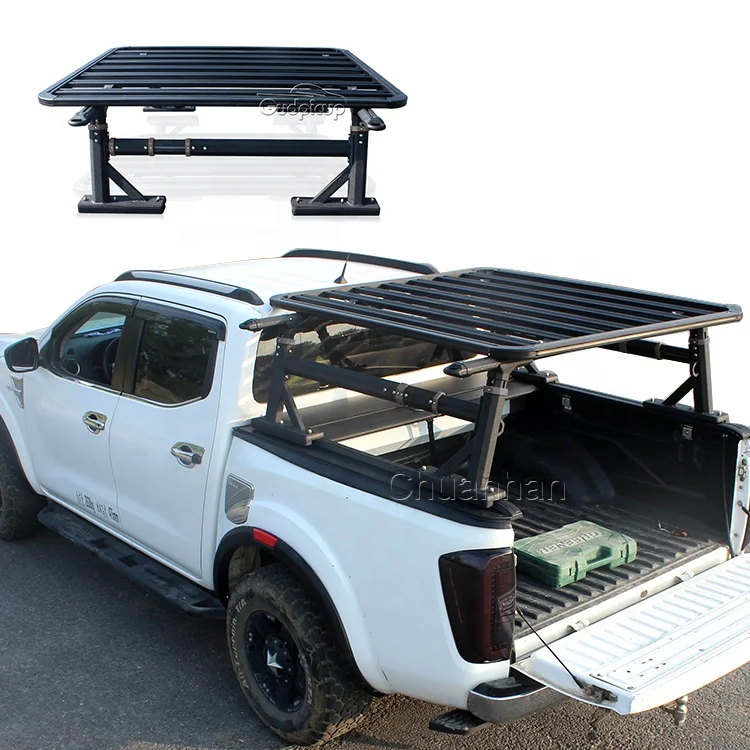 4X4 Universal Cargo Carrier Basket Regolabile Tacoma Portapacchi Camion Roll Bar Dmax Per Toyota Hilux Vigo
