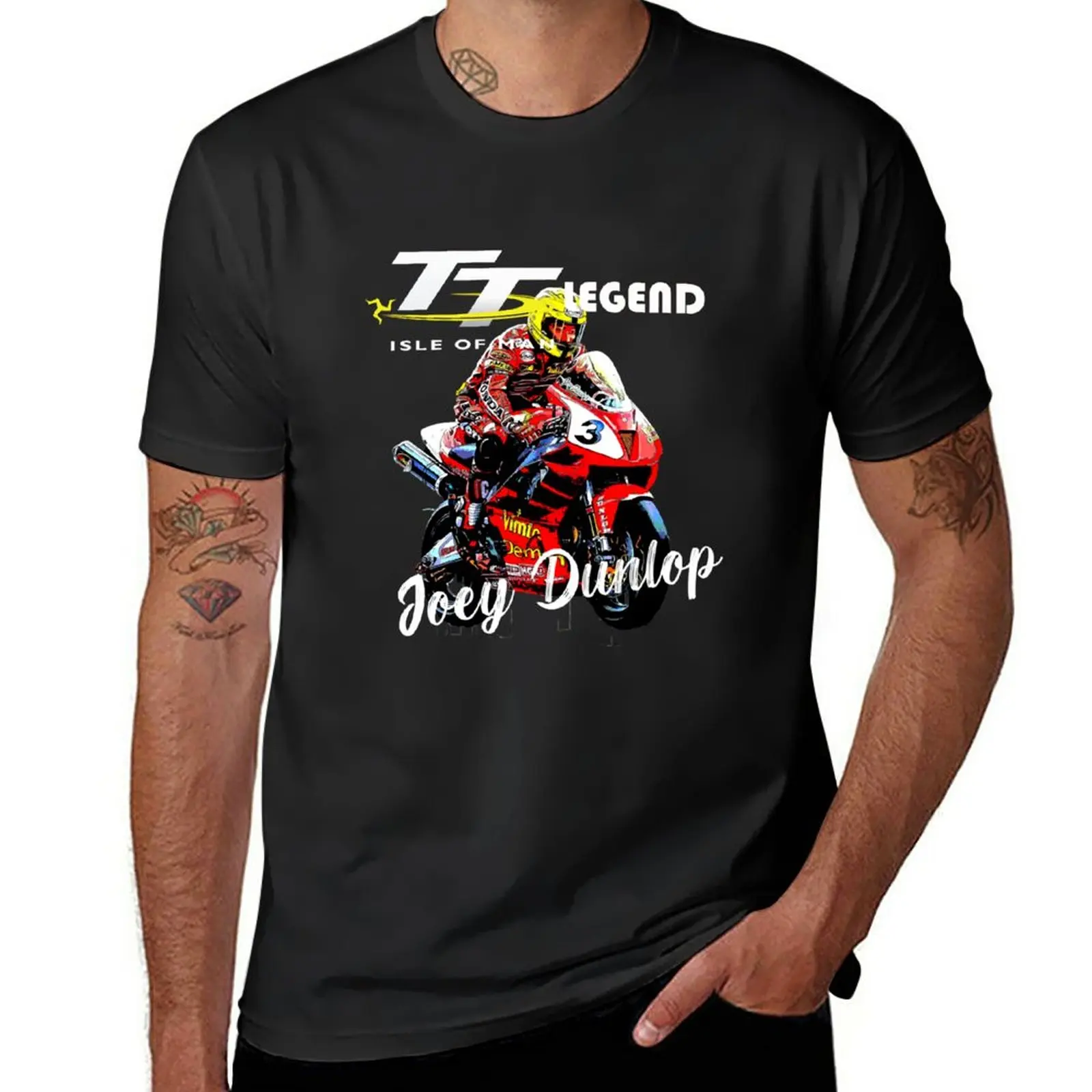 New Joe Dunlop Tt Legend T-Shirt Plus Size Magliette Felpe Magliette Carine Magliette A Maniche Lunghe Da Uomo