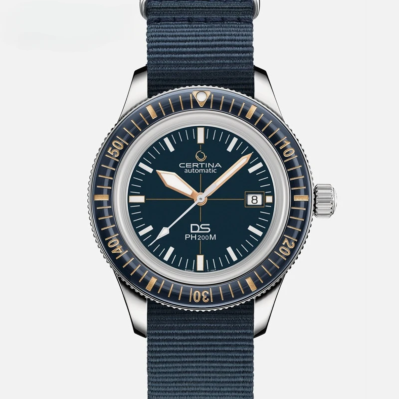 Certina Ds Ph200M Orologio Da Uomo Al Quarzo Orologio Di Lusso Business Casual Moda Uomo Orologi In Pelle Impermeabile Orologio Con Quadrante Grande P