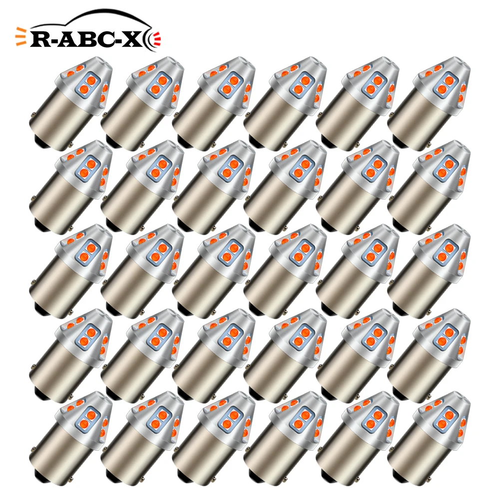 Ruiandsion All'Ingrosso 30 Pezzi Ba15S 1156 P21W Ba15D 1146 Bay15D 1157 Bau15S Py21W Baz15D Py21W 12V 1300Lm 3030Smd Luce Led Per Auto