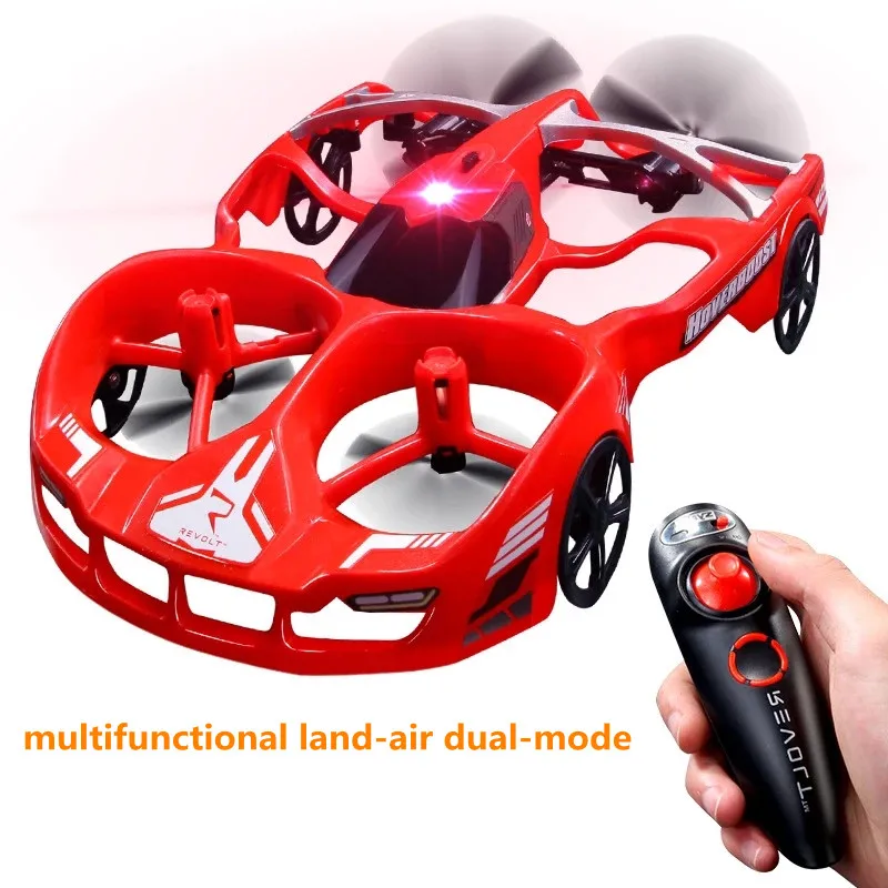 2-In-1 Rc Car Aircraft Toy Fly In The Sky, Drive In The Land Multifunzionale Land-Air Dual-Mode Outdoor Remote Control Toys