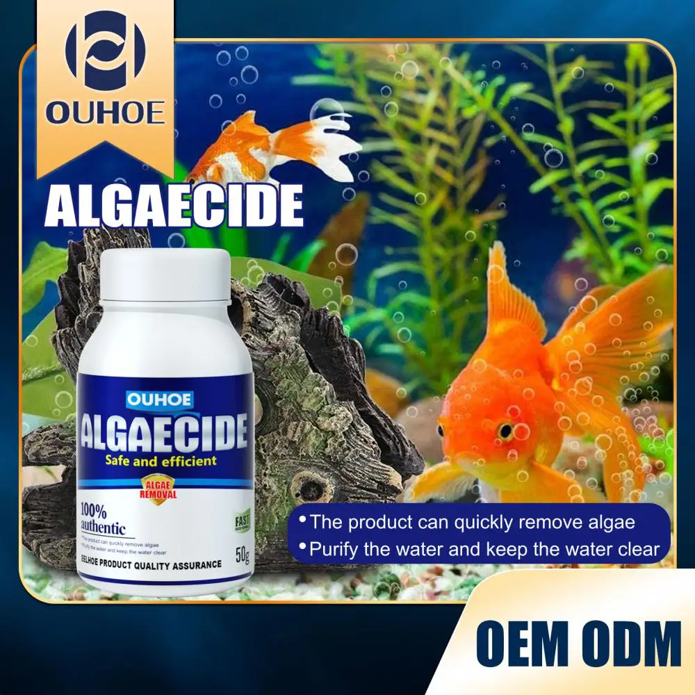Detergente Multifunzionale Prevenzione Delle Alghe Rimozione Delle Alghe Dell'Acquario Pulizia Efficiente Forniture Per Animali Domestici Algaecide 50