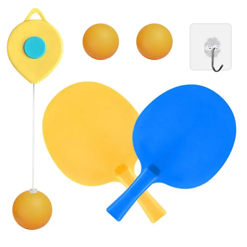 Set Da Ping Pong Self Training Trainer Da Ping Pong Sospeso Per Interni Con 2 Accessori Per Ping Pong Per Racchette Da Ping Pong