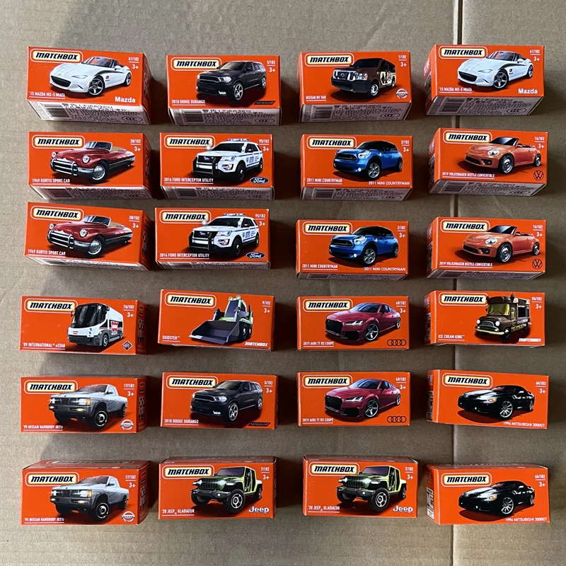 Original Matchbox Car City Hero Transport Series Veicoli Giocattolo Modello In Lega Ruota Auto Sportiva Ford Collection Toys For Boys