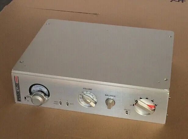 Telaio In Alluminio Fai Da Te Hifi Project Box Pre Amplificatore Dimensioni Della Cassa Con Vu Meter