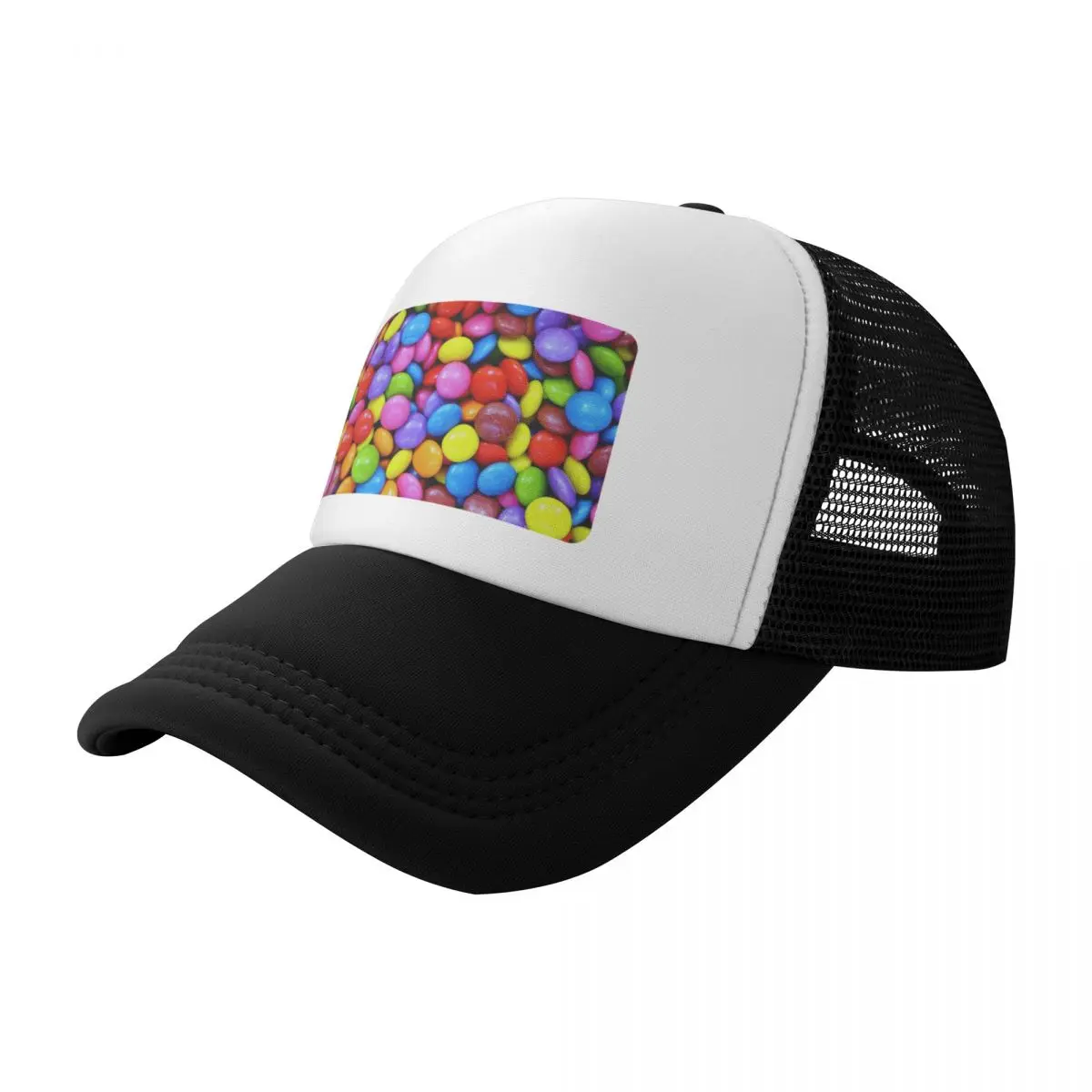 Sfondo Smarties-Candy Sweets Chocolate Lover Gift Berretto Da Baseball Cappuccio Foam Party Hat Golf Uomo Donna