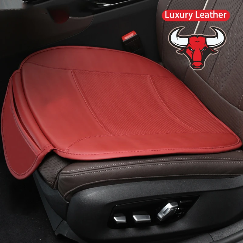 Nappa Fashion Badge Cuscino Per Seggiolino Auto Per Porsche Cayenne Macan Panamera Protection Pad Autointerior Decoration Products Cover