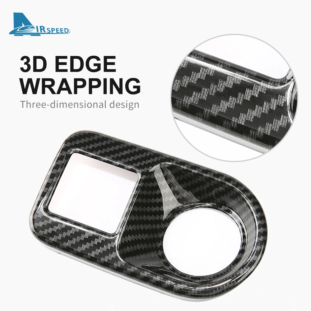 Abs Car Headlight Switch Frame Trim Cover Per Porsche Cayenne 2011-2023 Per Porsche Macan Interior Decor Sticker Accessori