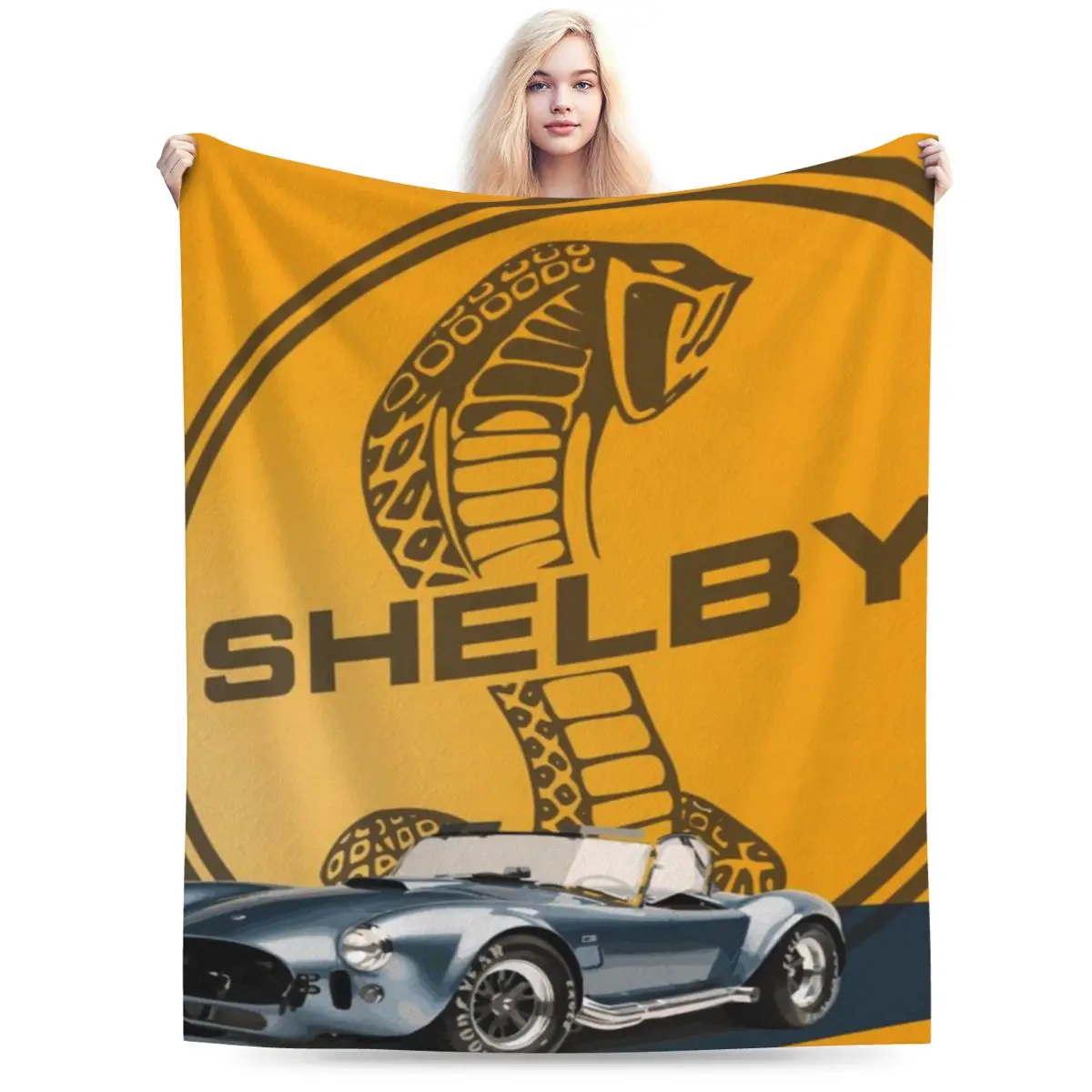 Shelby Cobra Una Coperta In Micro Pile Ultra-Morbida