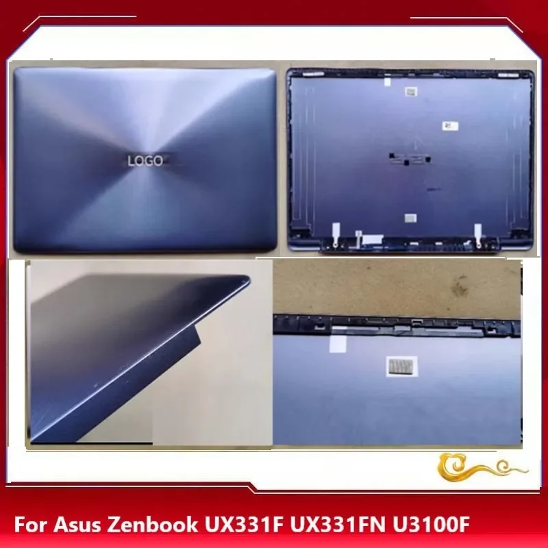 Yuebeisheng Nuovo/Orig Per Asus Zenbook 13 Ux331F Ux331Fn U3100F Lcd Cover Posteriore A Cover 13N1-6Fa0101, Grigio