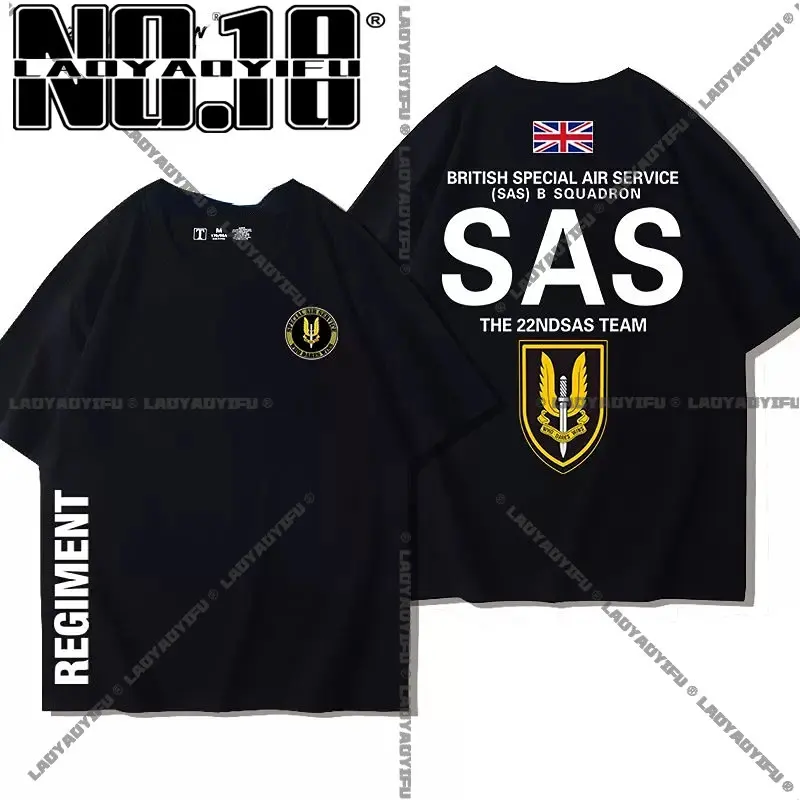 Maglietta Militare Sas Sniper Men Tshirt Sniper Shirt Army T Shirt For Man Special Military Operations Manica Corta Casual Maschile Summer Tee