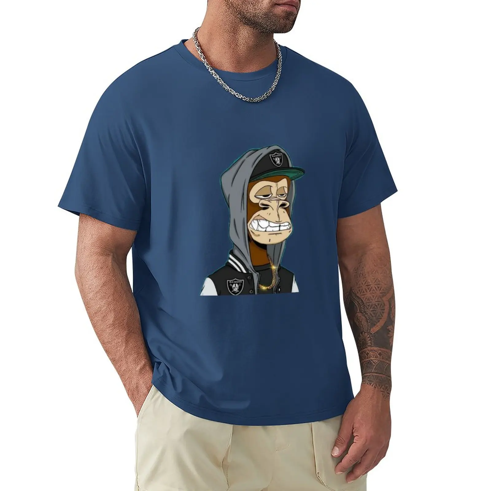 Ape Nft T-Shirt Sport Fans Tees Plus Size Top Manica Corta Tee Men