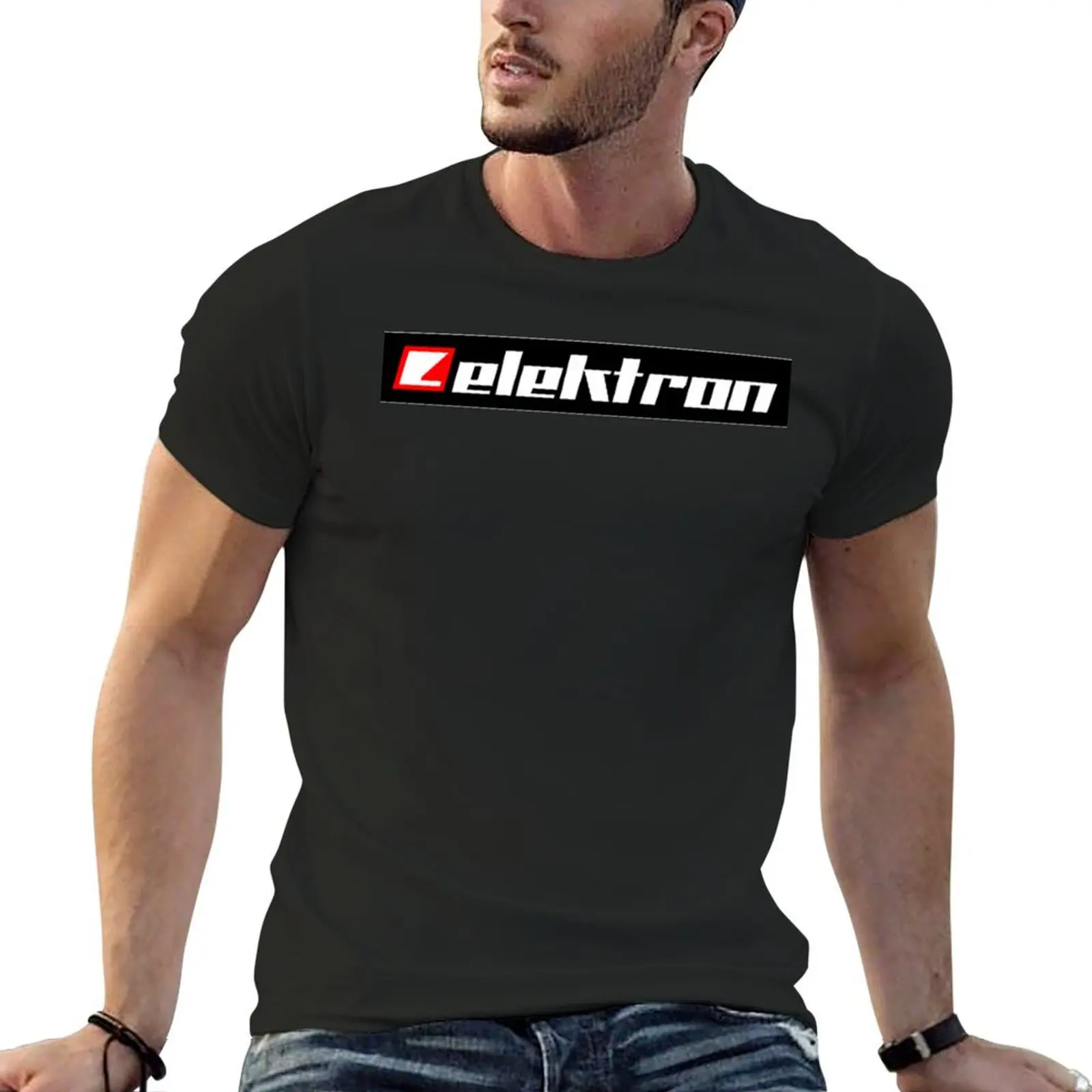 Elektron Active T-Shirt Customs Coreano Fashion Mens T Shirt Graphic