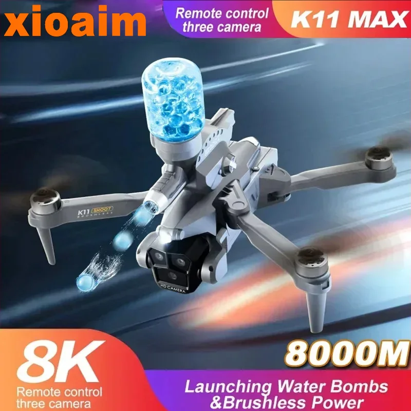 Per Xiaomi K11Max Brushless Motor Drone Carry Munizioni Versioni Tre Fotocamere Per Drone Fotografico Aereo Ad Alta Definizione