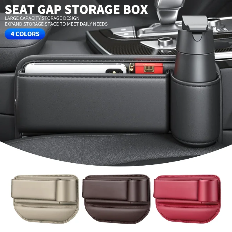 Seggiolino Auto Gap Storage Box Portabicchieri Per Cadillac Escalade Tiburon Deville Seville Xt5 Xts Cts Bls Sls Dts Srx Metal