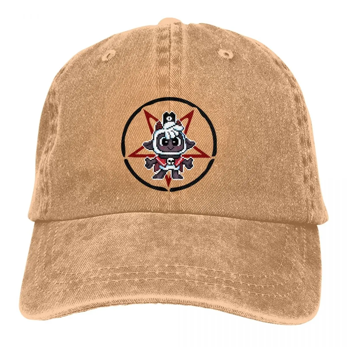 Ask Me Berretti Da Baseball Berretto Con Visiera Cult Of The Lamb Goat Game Cappelli Parasole Per Uomo Donna