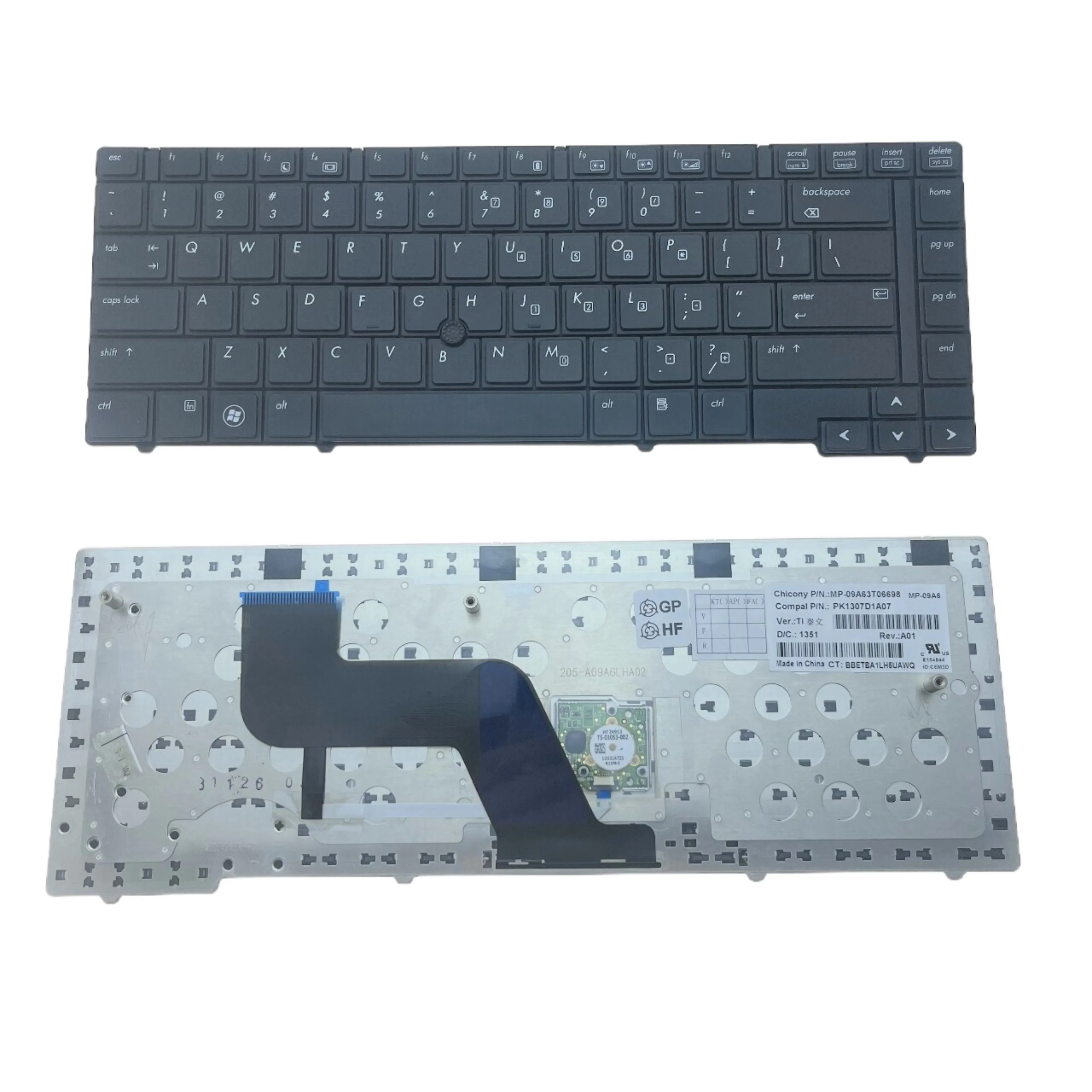 Per La Sostituzione Della Tastiera Del Laptop Hp Elitebook 8440P 8440W 8440 Us