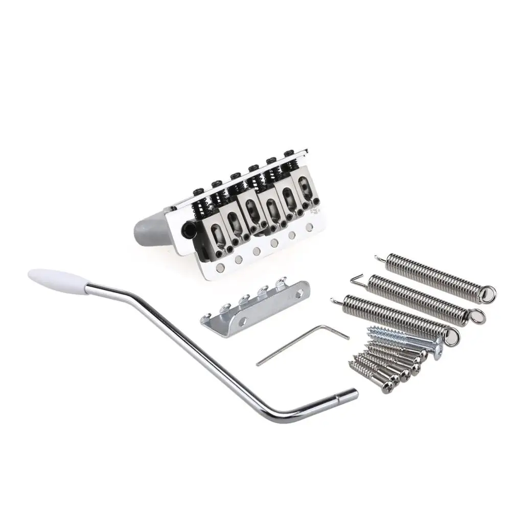 Wilkinson 54 Millimetri (2-1/8 Pollici) Pieno Blocco St Chitarra Del Ponticello Del Tremolo Pop-In Braccio 6 Viti Per Squier/Messico Fender/Mij Strat,
