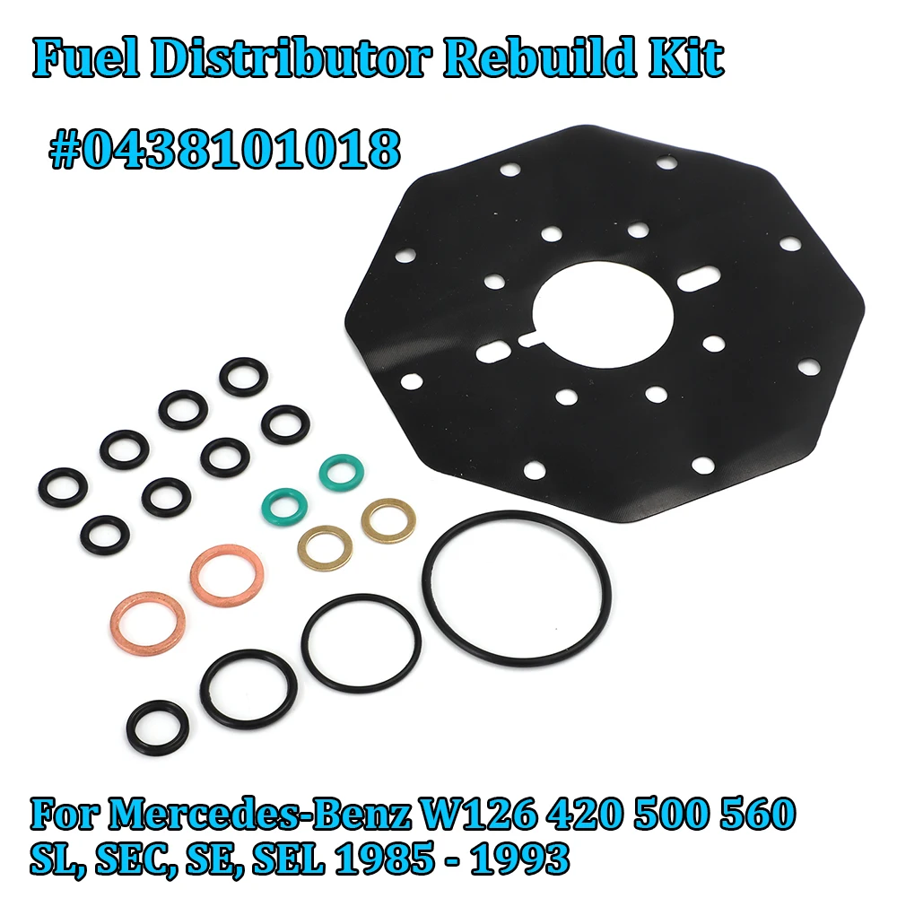 Kit Di Ricostruzione Distributore Carburante Per Mercedes-Benz W126 420 500 560 Sl, Sec, Se, Sel 1985 - 1993 P/N 0438101018